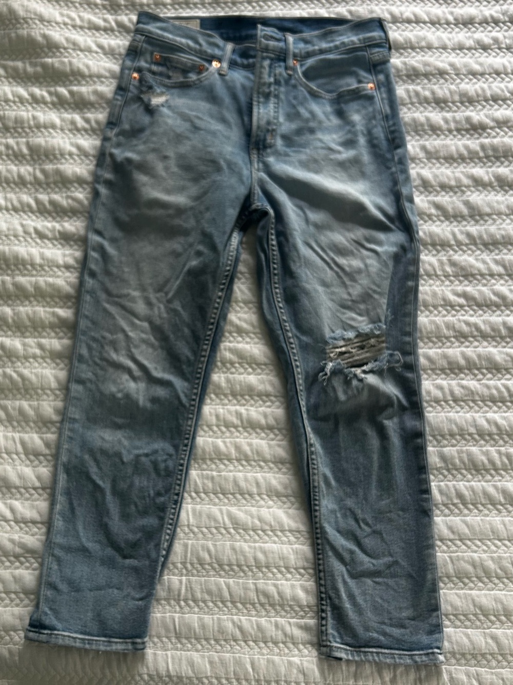 GAP Light Blue Cigarette High Rise Jeans